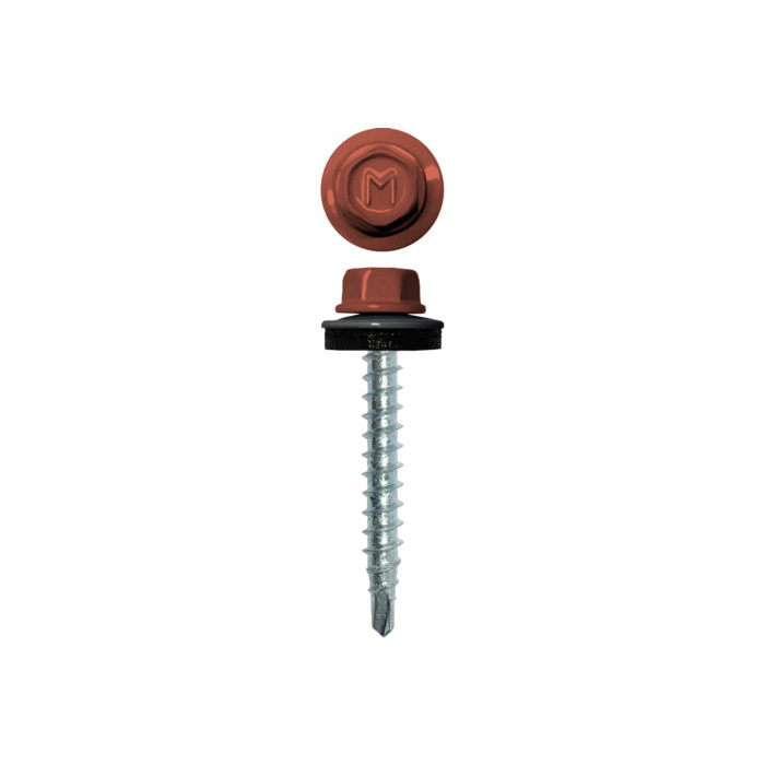 Саморез кровельный Daxmer 4,8х29 (250шт) сверло №1 RAL 3022